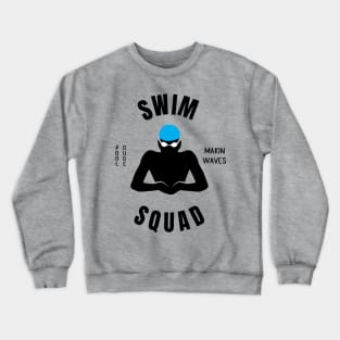 Mens Breaststroke Swim Squad Swimming Fan Gift Crewneck Sweatshirt